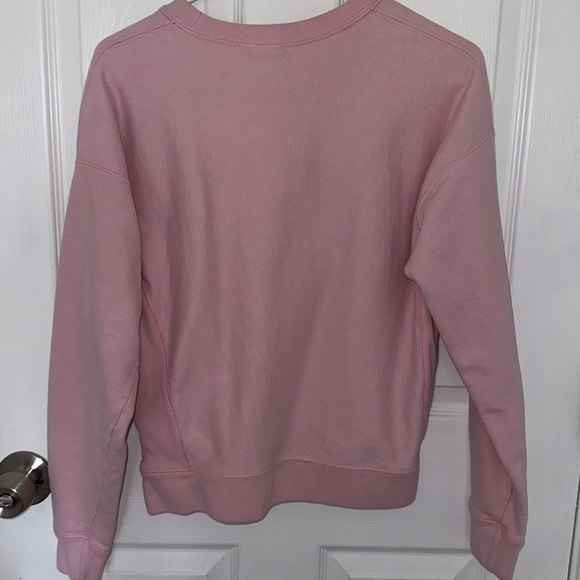 pink champion reverse weave crewneck - Picture 2 of 4